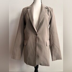 Pull and bear beige blazer